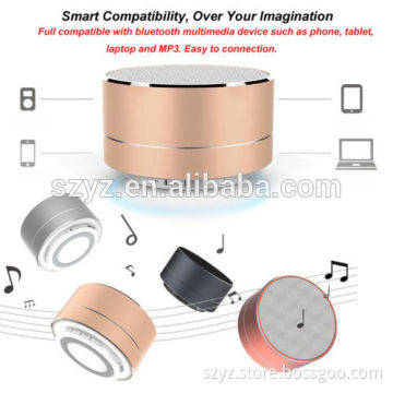 2016 A10 New Arrival Promotion gadgets Mini bluetooth rechargeable portable speaker with sd card slot